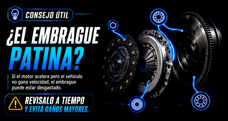Consejo sobre embrague que patina